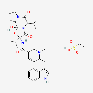 molecular formula C33H45N5O8S B12298210 Ergotoxine ethanesulfonate 