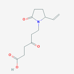 4-Oxo-6-(2-oxo-5-vinylpyrrolidin-1-yl)hexanoic Acid