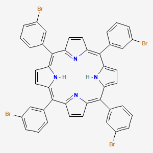 molecular formula C44H26Br4N4 B12298260 5,10,15,20-Tetrakis(3-bromophenyl)porphyrin 