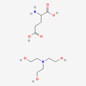 2-Aminopentanedioic acid;2-[bis(2-hydroxyethyl)amino]ethanol