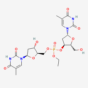 molecular formula C22H31N4O12P B1229832 Dtpdt ethylphosphotriester CAS No. 35002-96-1