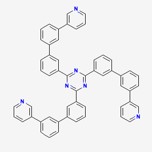 molecular formula C54H36N6 B12298330 2,4,6-Tris(3'-(pyridin-3-yl)-[1,1'-biphenyl]-3-yl)-1,3,5-triazine 