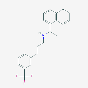 molecular formula C22H24F3N B12298333 Cinacalcet impurity 9 