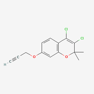 7-Propargyloxy-3,4-dichloro-2,2-dimethylchromene