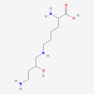 2-Amino-6-[(4-amino-2-hydroxybutyl)amino]hexanoic acid