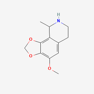 molecular formula C12H15NO3 B12298444 Anhalonine CAS No. 519-04-0