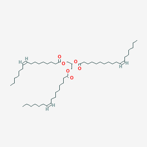 molecular formula C53H96O6 B12298458 1,3-Dipalmitoleoyl-2-11(Z)-Octadecenoyl Glycerol 