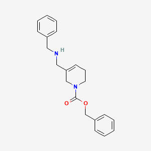 benzyl 5-((benzylamino)methyl)-3,6-dihydropyridine-1(2H)-carboxylate