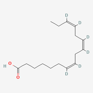 molecular formula C16H26O2 B12298490 7Z,10Z,13Z-hexadecatrienoic-7,8,10,11,13,14-d6 acid 