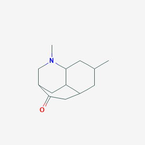 3,6-Dimethyl-3-azatricyclo[6.2.2.04,9]dodecan-11-one