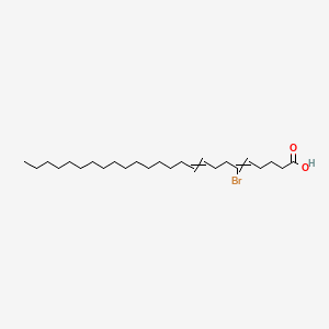 6-Bromo-5,9-pentacosadienoic acid