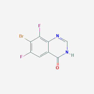 7-Bromo-6,8-difluoro-quinazolin-4-ol