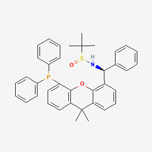 (R)-N-((S)-(5-(Diphenylphosphino)-9,9-dimethyl-9H-xanthen-4-yl)(phenyl)methyl)-2-methylpropane-2-sulfinamide