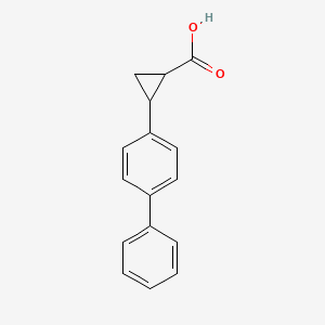 2-([1,1'-Biphenyl]-4-yl)cyclopropane-1-carboxylic acid