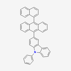 3-(10-(Naphthalen-1-yl)anthracen-9-yl)-9-phenyl-9H-carbazole