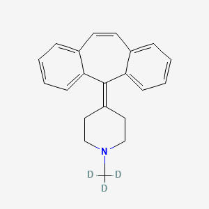 molecular formula C21H21N B12298590 Cyproheptadine-d3 