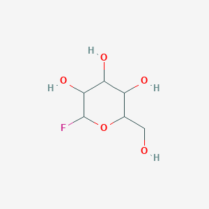 molecular formula C6H11FO5 B1229863 2-Fluoro-6-(hydroxymethyl)oxane-3,4,5-triol 