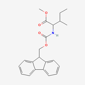 L-Isoleucine, N-[(9H-fluoren-9-ylmethoxy)carbonyl]-, methyl ester