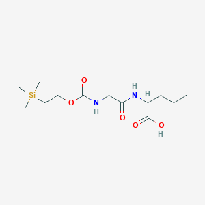 3-Methyl-2-[[2-(2-trimethylsilylethoxycarbonylamino)acetyl]amino]pentanoic acid