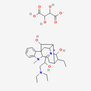 molecular formula C31H47N3O9 B12298679 DetajmiumBitartrate 