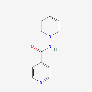 molecular formula C11H13N3O B1229869 N-(4-Pyridylcarbonylamino)-1,2,3,6-tetrahydropyridine CAS No. 62245-58-3