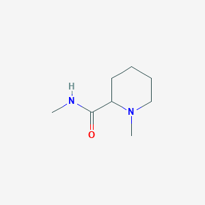 molecular formula C8H16N2O B122987 N,1-dimethylpiperidine-2-carboxamide CAS No. 152633-86-8