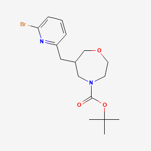 Tert-butyl 6-((6-bromopyridin-2-yl)methyl)-1,4-oxazepane-4-carboxylate