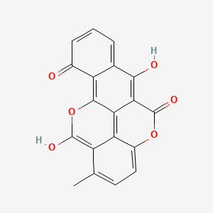 molecular formula C19H10O6 B12298714 Chartarin CAS No. 34170-23-5