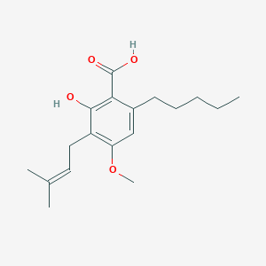 molecular formula C18H26O4 B12298726 Amorfrutin 2 CAS No. 80489-91-4