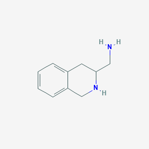 molecular formula C10H14N2 B122988 (1,2,3,4-四氢异喹啉-3-基)甲胺 CAS No. 147557-04-8