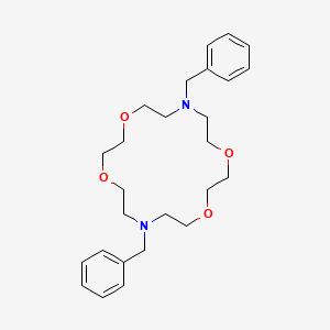 B1229881 7,16-Dibenzyl-1,4,10,13-tetraoxa-7,16-diazacyclooctadecane CAS No. 69703-25-9