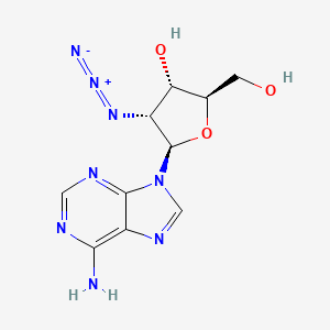 molecular formula C10H12N8O3 B1229883 2'-Azido-2'-deoxyadenosine CAS No. 58699-61-9