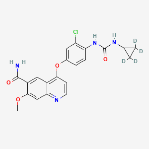 molecular formula C21H19ClN4O4 B12298835 Lenvatinib-d4 