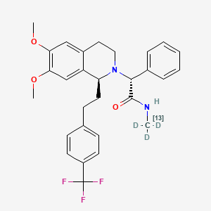 molecular formula C29H31F3N2O3 B12298843 Almorexant-13C-d3 