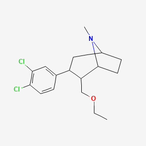 3-(3,4-Dichlorophenyl)-2-(ethoxymethyl)-8-methyl-8-azabicyclo[3.2.1]octane