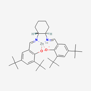 (T-4)-[[2,2'-[(1R,2R)-1,2-Cyclohexanediylbis[(nitrilo-kappaN)methylidyne]]bis[4,6-bis(1,1-dimethylethyl)phenolato-kappaO]](2-)]zinc