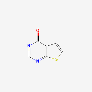 molecular formula C6H4N2OS B12298887 4aH-thieno[2,3-d]pyrimidin-4-one 