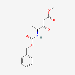 molecular formula C14H17NO5 B12298893 rac-methyl (R)-4-(((benzyloxy)carbonyl)amino)-3-oxopentanoate 