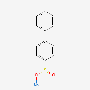 molecular formula C12H9NaO2S B12298904 Sodium [1,1'-biphenyl]-4-sulfinate 