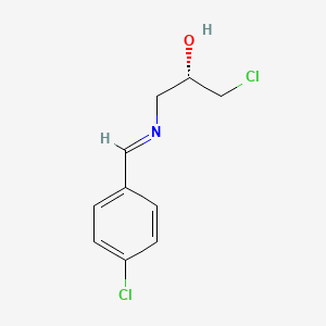 (S)-1-chloro-3-((4-chlorobenzylidene)amino)propan-2-ol