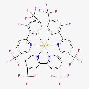 molecular formula C38H16F20IrN4+ B12298926 Ir[FCF3(CF3)ppy]2(4,4'-dCF3bpy)PF6 