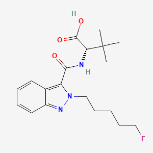 (2S)-2-[[2-(5-fluoropentyl)indazole-3-carbonyl]amino]-3,3-dimethylbutanoic acid