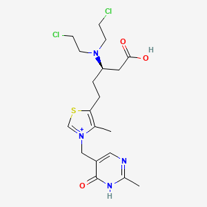 3-(2,2-Dichlorodiethyl)aminopropionic acid oxythiamine ester