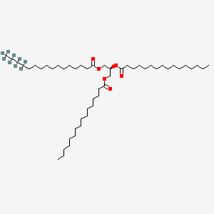 molecular formula C51H98O6 B12298943 1-Palmitoyl-d9-2,3-Dipalmitoyl-sn-glycerol 