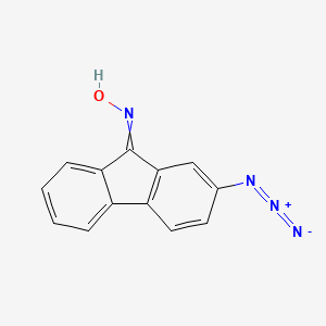 molecular formula C13H8N4O B1229895 2-Azido 9-fluorenone oxime 