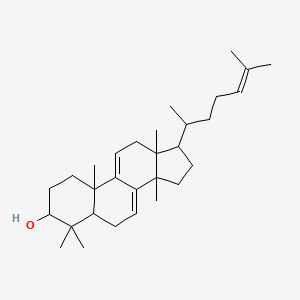 4,4,10,13,14-pentamethyl-17-(6-methylhept-5-en-2-yl)-2,3,5,6,12,15,16,17-octahydro-1H-cyclopenta[a]phenanthren-3-ol