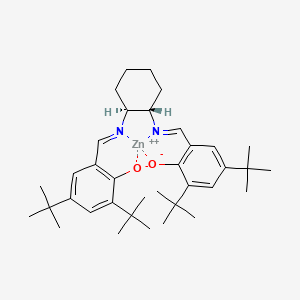 (T-4)-[[2,2'-[(1S,2S)-1,2-Cyclohexanediylbis[(nitrilo-kappaN)methylidyne]]bis[4,6-bis(1,1-dimethylethyl)phenolato-kappaO]](2-)]zinc