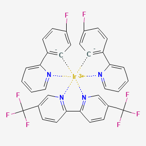 [5,5'-Bis-trifluoromethyl]bis[(4-fluorophenyl)pyridine]iridium(III) hexafluorophosphate