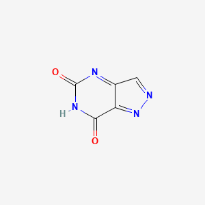 molecular formula C5H2N4O2 B12299003 Pyrazolo[4,3-d]pyrimidine-5,7-dione 