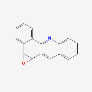 molecular formula C18H13NO B1229907 7-Methylbenz(c)acridine-5,6-oxide CAS No. 76527-87-2